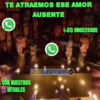 CON NUESTROS RITUALES TE ATRAEMOS ESE AMOR AUSENTE... 