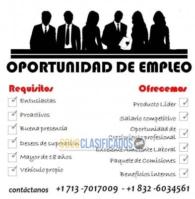 BUSCAS OPORTUNIDADES Y BENEFICIOS? Nuestra empresa, distribuidora... 