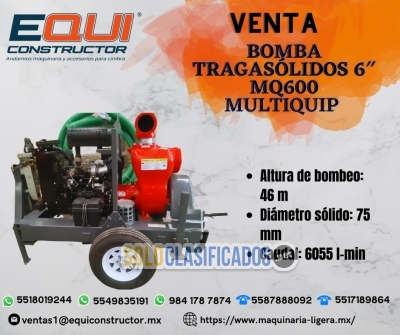 Venta Bomba Tragasolidos 6 MQ600 en Puebla... 