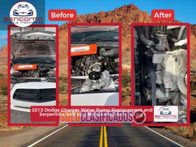 2013 Dodge Charger Water Pump Replacement in Utah – Real Mobile R... 