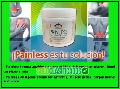 Painless Crem@ para todo tipo de dolores corporales... 