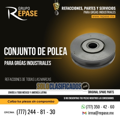 Solo Clasificados - CONJUNTO DE PÓLEA PARA GRUAS INDUSTRIALES - imagen: 1