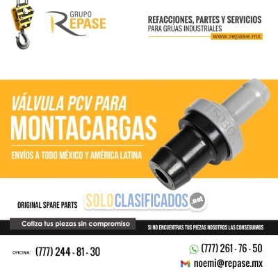 REFACCIONES PARA GRÚAS INDUSTRIALES MONTACARGAS Y REACH STACKER V... 