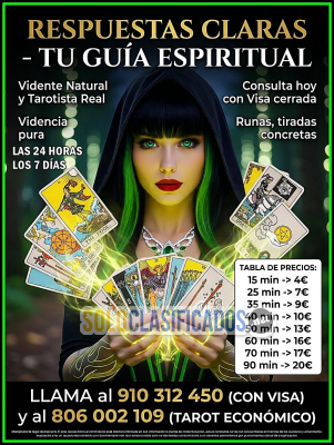 videncia pura runas tiradas concretas tarot por telefóno 24 horas...