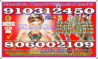 15€ 55 min TAROTISTAS  TAROT VISA 910312450 /806002109... 