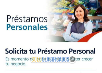 ¿Necesitas un préstamo personal para tus diversos proyectos?...