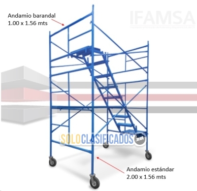 RENTA DE ANDAMIOS  STD PARA CONSTRUCCIÓN... 