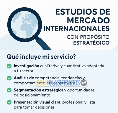 Estudios de Mercado con Propósito Estratégico... 
