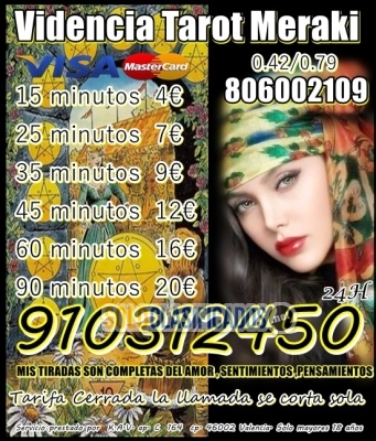 Promociones 4 euros 15 minutos Tarot visa por teléfono con tarifa... 