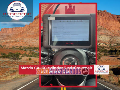 Real Mazda CX30 Cylinder 3 Misfire Repair in Utah...
