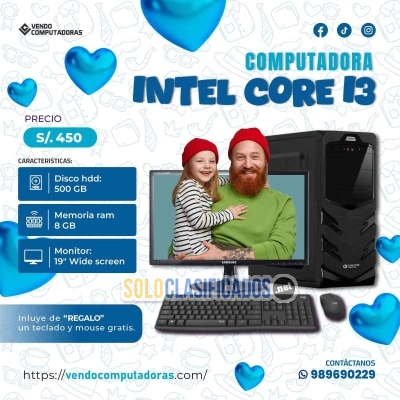 Solo Clasificados - OFERTÓN del Día del Padre! PC Intel Core i3 - imagen: 2