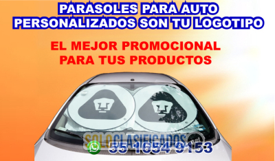 Solo Clasificados - PARASOLES PARA AUTO PERSONALIZADOS PARA CAMPAÑAS - imagen: 4