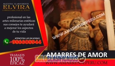 HECHICERA ELVIRA AMARRES DE AMOR CON PROTECCION... 