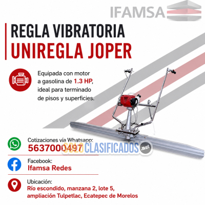 Solo Clasificados - REGLA VIBRATORIA UNIREGLA JOPER - imagen: 1