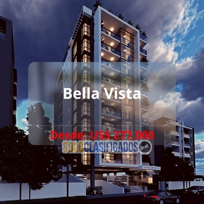 **LUJOSA TORRE DE APARTAMENTOS EN EL CENTRO DE BELLA VISTA**... 