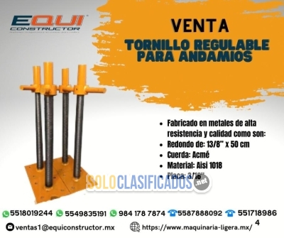 Venta Tornillo Regulable para Andamios... 