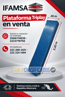 VENTA DE PLATAFORMAS PARA ANDAMIO...