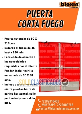 Solo Clasificados - PUERTAS CORTA FUEGO – PROTECCIÓN CONTRA INCENDIOS - imagen: 1