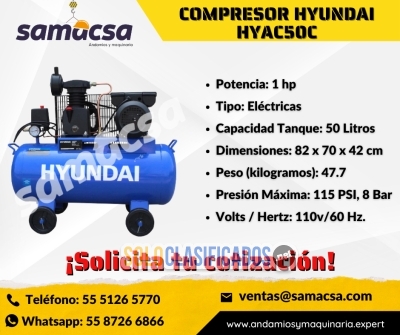 Solo Clasificados - ¡Descubre el poder del Compresor Hyundai de 2 HP! - imagen: 1