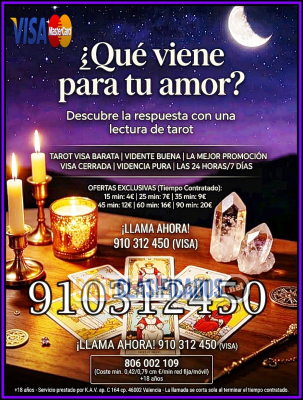 Solo Clasificados - TAROT VISA CERRADA DESDE 4€ 15min/ 7€ 25min/ 9€ 35min / 10€ 40min /13€ 50min / 16€ 60min / 17€ 70min / 20€ 90min  T - imagen: 1