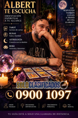 Solo Clasificados - Reiki y Acompañamiento Telefónico: Albert te escucha  0900 1097 - imagen: 2