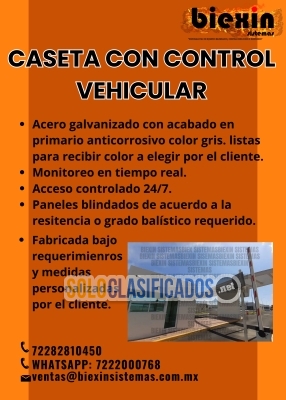 CASETA CON CONTROL VEHICULAR... 