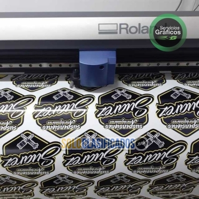 Solo Clasificados - Stickers de vinilo impreso troquelado personalizado - imagen: 3