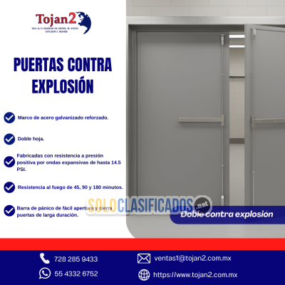 Solo Clasificados - Puertas Contra Explosión Soluciones Tojan - imagen: 2