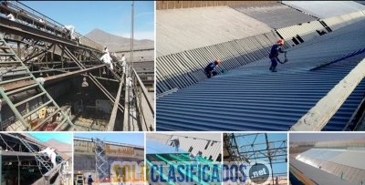 Renovación de techos Industriales en México... 