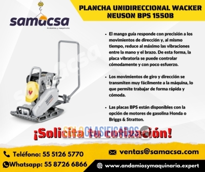 PLANCHA WACKER NEUSON UNIDIRECCIONAL MOD BPS1550B... 