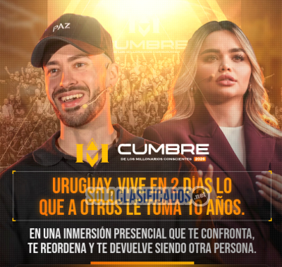 Solo Clasificados - Vení a la Cumbre Millonarios Conscientes 2026 Uruguay - imagen: 1