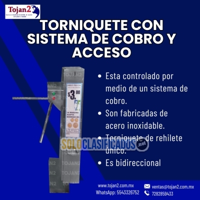 Solo Clasificados - TORNIQUETES CON SISTEMA DE COBRO - imagen: 1