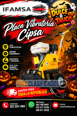 Solo Clasificados - Potencia y Firmeza: Placa Vibratoria CIPSA - imagen: 1