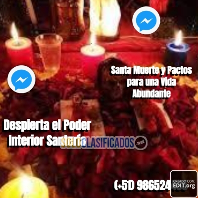 DESPIERTA EL PODER INTERIOR SANTERIA SANTA MUERTE Y PACTOS... 