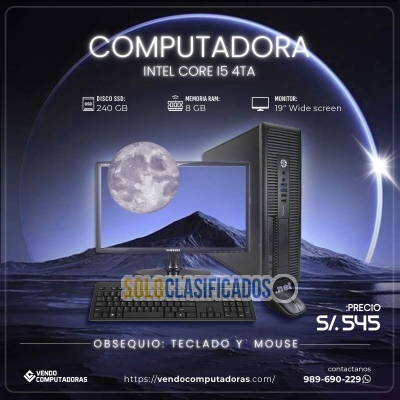 Solo Clasificados - PC CON GARANTÍA Y ACCESORIOS GRATIS - imagen: 5