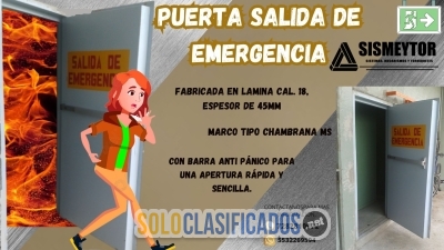 PUERTA SALIDA DE EMERGENCIA... 