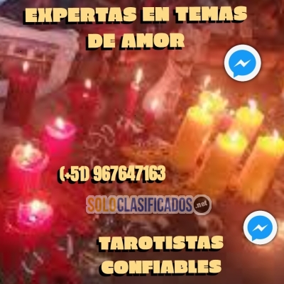 TAROTISTAS CONFIABLES EXPERTAS EN TEMAS DE AMOR... 