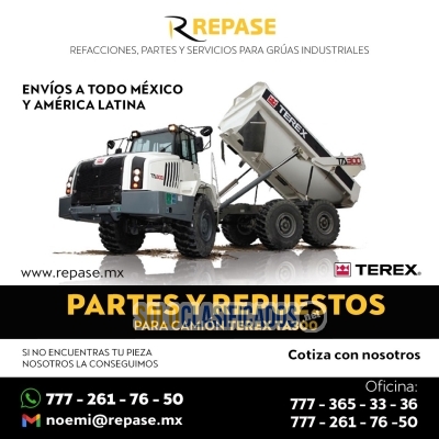 REPUESTOS Y REFACCIONES PARA CAMION TEREX... 