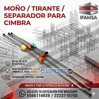 MOÑO/TIRANTE/SEPARADOR PARA CIMBRA IFAMSA 002...