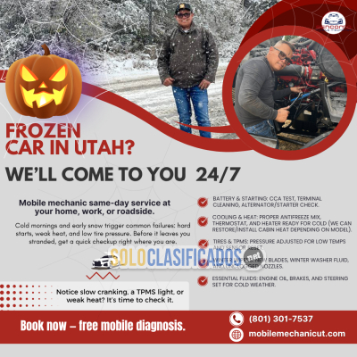 Frozen Car in Utah? We’ll Come to You 24/7...