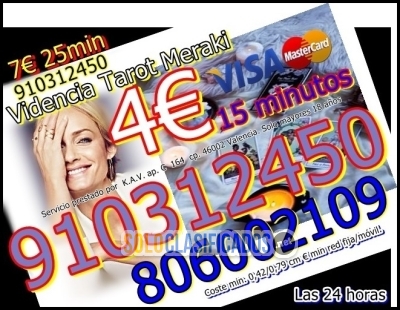 TAROT TELEFONICO CON VISA TARIFA CERRADA 4 € 15 min  LLAMAME TARO... 