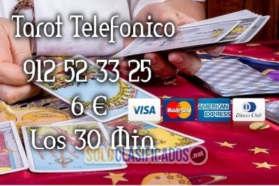 Solo Clasificados - Lectura Tarot Visa 6 € los 30 Min  912 52 33 25 - imagen: 1