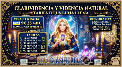 Solo Clasificados - ¿Qué dicen los arcanos sobre tu camino? Tarot 15 Min 4€ ➔ Llama al 910 312 450 (Visa cerrada) D - imagen: 1