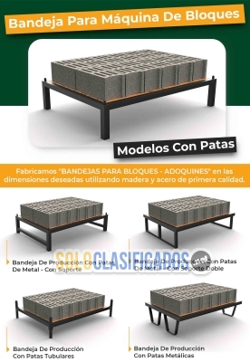 Venta De Bandejas De Producción Para Bloques... 