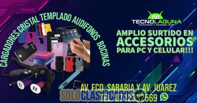 AMPLIO SURTIDO DE ACCESORIOS PARA PC Y CELULAR... 