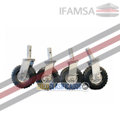 Solo Clasificados - LLANTAS PARA ANDAMIO EN IFAMSA - imagen: 1