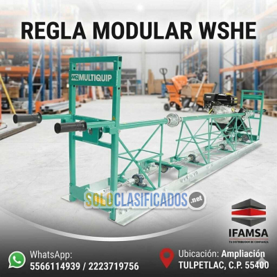 Regla modular WSHE CIPSA Reglas vibratorias Modulares para pisos ...