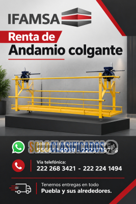 RENTA DE ANDAMIOS COLGANTES...