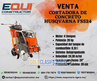 Venta cortadora de concreto FS524 en Querétaro... 