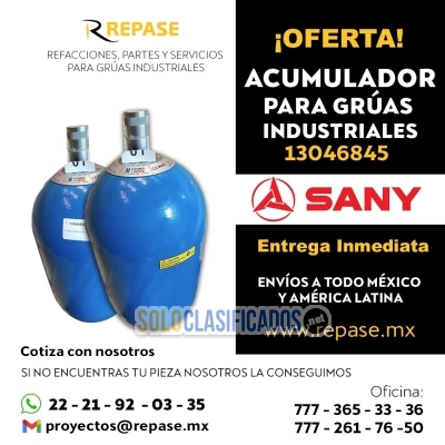 ACUMULADOR  PARA GRUAS INDUSTRIALES SANY... 